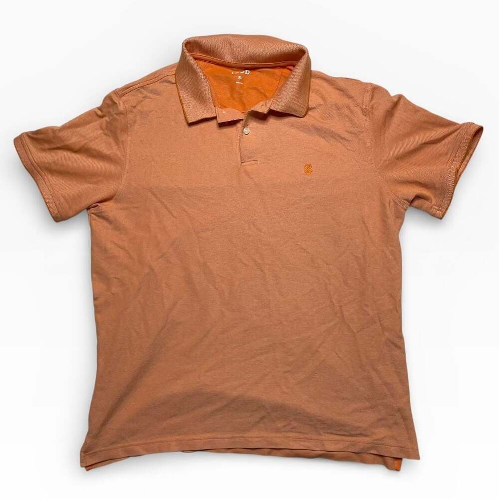 IZOD Men's Classic Fit Short Sleeve Pique Polo Shirt Orange